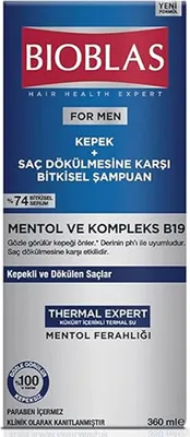 Produktbild von Bioblas Thermal Expert Men Shampoo gegen Schuppen & Haarausfall 360 ml