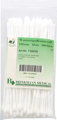 Produktbild von Watteträger unsteril kleiner Wattekopf 100 St