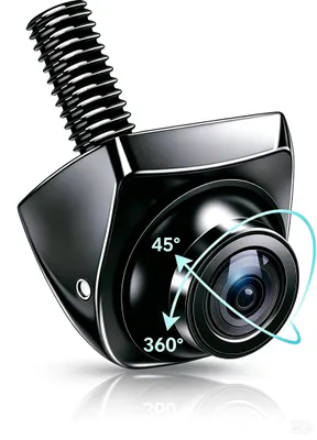 Immagine prodotto di Telecamera per la retromarcia a 360°, HD 1080P, visione notturna, impermeabile IP69K