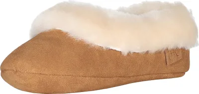 Produktbild von Damen Hausschuh Ballerina aus feinstem Merino Lammfell 2 Farben
