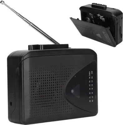 Produktbild von Klassischer, multifunktionaler tragbarer Kassettenplayer mit Unterstützung für Kompakt-Stereo-AM/FM-Radio