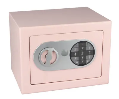 Obrázek produktu pro Ocelový sejf RS.17.EDN.R s elektronickým zámkem, barva růžová