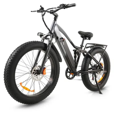 Obrázek produktu pro Elektrokolo - TP26, vysoký rám - 250W, 48V, 18Ah - dojezd až 31–60 km - kola o velikosti 66 cm - plné odpružení - hydraulické kotoučové brzdy - dvoumístné