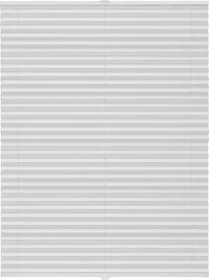 Produktbild von Plissee auf Maß für Fenster zum Anschrauben in Glasleiste Farbe: Weiß, Größe: B): 131-140 cm, H): 101-150 cm
