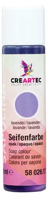 Produktbild von CREARTEC Sapolina Seifenfarbe Lavendel - 10ml - zur Seifenherstellung in Opak - für kreative Seifen und Geschenke