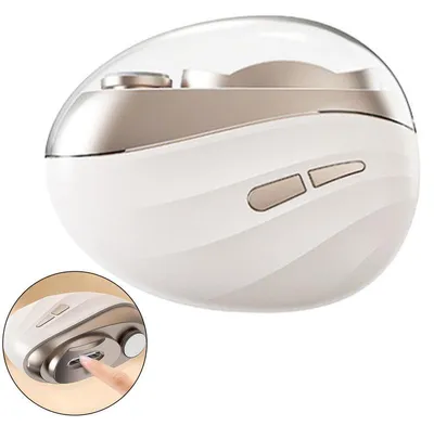 Produktbild von Tragbarer Elektrischer Nagelknipser 3-in-1 – LED-Beleuchtung, Staubsammelbox, Polierer, Type-C, 2 Geschwindigkeitsstufen