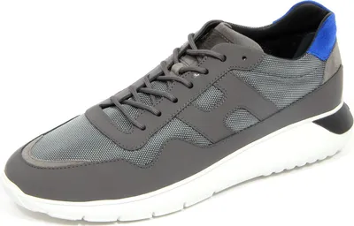 Produktbild von G3612 sneaker uomo HOGAN INTERACTIVE3 grey leather/fabric shoes men