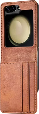 Image de imoshion Luxe Bookcase pour le Samsung Galaxy Z Flip 6 - Marron