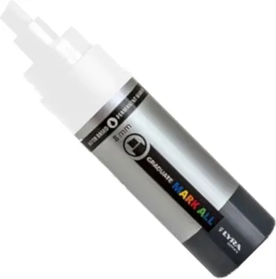 Produktbild von Lyra Graduate Mark Permanent Markierungsstift 8 mm White 1 stk