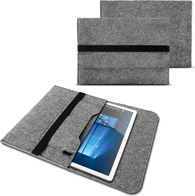 Produktbild von Schutzhülle für Microsoft Surface Go 4 Go 3 Go 2 Tasche Sleeve Hülle Filz CaseFarbe:Grau