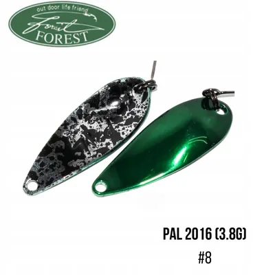 Produktbild von Forest PAL Flash Green Spinner 3.8g präzise