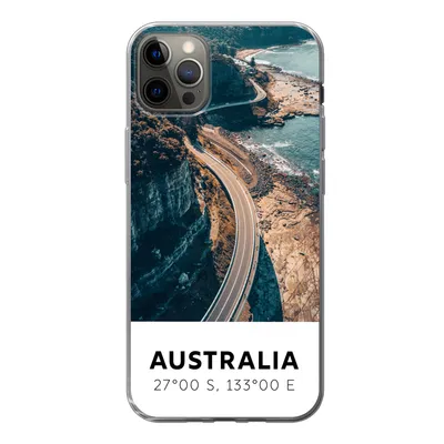 Produktbild von MuchoWow® Handyhülle Schutzhülle Hülle für iPhone 13 Pro Max Australien - Meer - Schnellstraße - Sommer Silikon Softcase Handy Hülle - Mobiltelefon