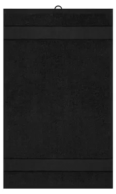 Immagine prodotto di Myrtle Beach - Asciugamano per ospiti, cotone ad anello LT4032 (taglia unica) (nero)