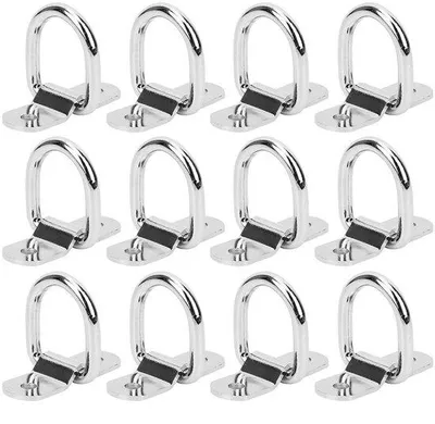 Imagen del producto de Accesorios para remolque - Anillo de remolque - Resistente a la corrosión - Anclaje para cargas pesadas - Accesorios para sistemas de remolque - Resistencia a la rotura: 1200 kg - Anclaje para remolques