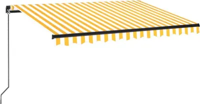 Immagine prodotto di Tenda da Sole Retrattile Manuale 350x250 cm Gialla e Bianca