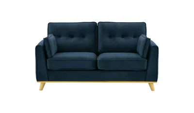 Produktbild von Zweisitzer-Sofa Farrow - blau - Velluto 11