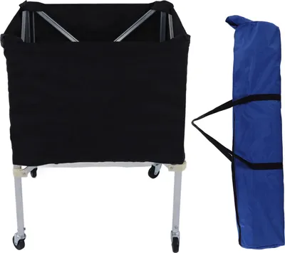Immagine prodotto di Carrello portapalloni con ruote, pieghevole e portatile per pallacanestro, calcio, pallavolo