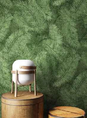 Produktbild von NEWROOM Tapete Grün Vliestapete Dschungel - Mustertapete Modern   Palmen Blätter Blumentapete Tropisch Dschungeltapete