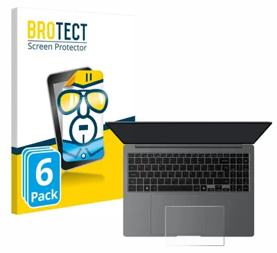 Produktbild von 6x Für Samsung Galaxy Book5 Pro 16" (Touch Trackpad) Schutzfolie BROTECT Displayschutz Display Schutz Folie Klar Transparent