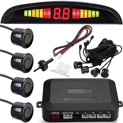 Immagine prodotto di Sistema di parcheggio con 4 sensori - Display LCD - Allarme acustico - Design wireless