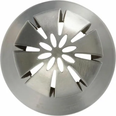 Produktbild von 4 Tuff Flower Steckdosen Nr.112 Durchmesser 2,5 cm Stahl - Birkmann