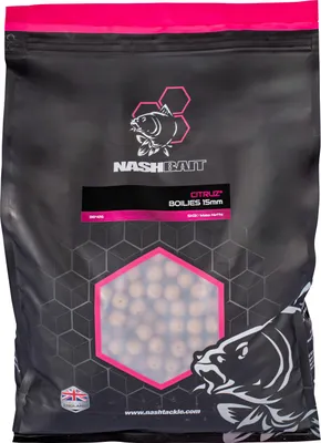 A bag of Nash Bait Citruz Boilies.