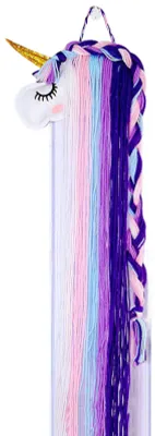 Produktbild von Wandmontierter Halter für Tierhaarspangen, dekorativer Aufbewahrungsorganizer für Haarbänder, Haarspangen und mehr – ideal für Kinderzimmer.