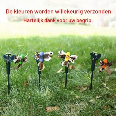 Productafbeelding van Tnfeeon zonne-energie dansende fladderende vlinder - Buitenbeelden vliegende kolibrie met vleugels voor tuin