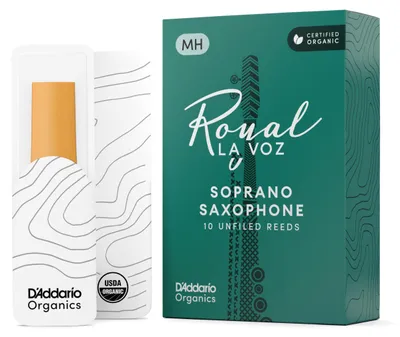 Image de "La Voz" : Pailles pour saxophone soprano, dureté moyenne à forte (lot de 10)