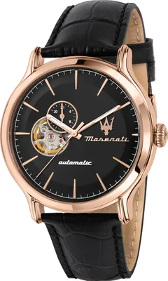 Produktbild von Maserati Herren Uhr EPOCA Analog Leder Armband schwarz UMAR8821118009