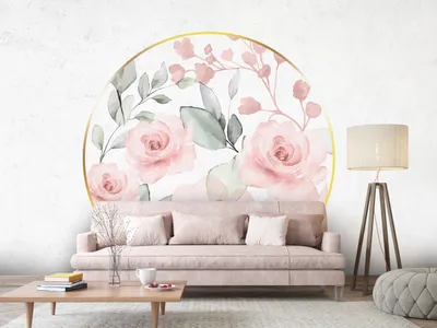 Produktbild von Vlies Fototapete Blumen 400x280 cm Tapeten Wandtapete XXL Abstrakt Rosen Botanik Natur wie gemalt b-C-10163-a-c