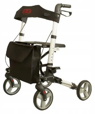 Produktbild von Antar Rollator AT51006, klappbar, mit Sitz, Aluminium, grau