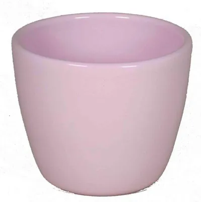 Produktbild von INNA-Glas Keramik Pflanztopf, Ø7,5cm, 6cm, zartrosa - Übertopf/Blumentopf
