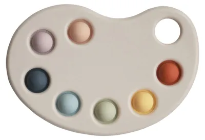 Produktbild von Mushie Fidget Toy Paint Palette Multi