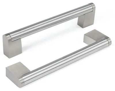 Türgriff 128 mm, Edelstahl gebürstet, 15 Stück