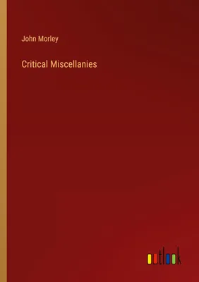 Produktbild von Critical Miscellanies