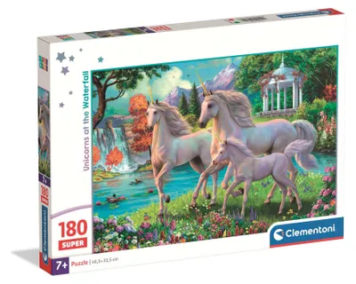Immagine prodotto di Puzzle CLE 180 Unicorni SuperKolor 29794