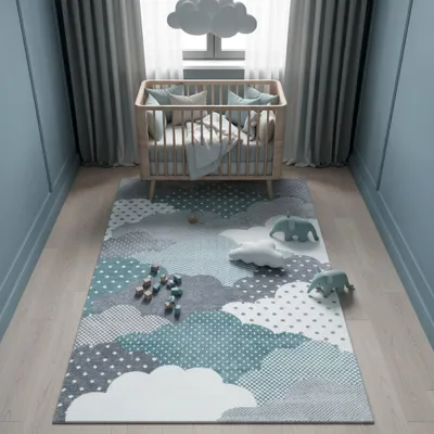 Teppich Kinder Kurzflor Wolken Polypropylen Kinderzimmer_Läufer_#sku_BARKBAMBI801500820BLUE-BARKBAMBI1201700820BLUE-BARKBAMBI1402000820BLUE-BARKBAMBI1602300820BLUE-BARKBAMBI2002900820BLUE#