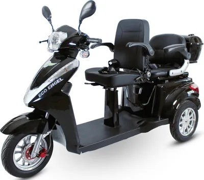 Produktbild von ECO ENGEL 503 Schwarz, 25 km/h, 1000 Watt, Doppelsitzer für Senioren, Elektromobil