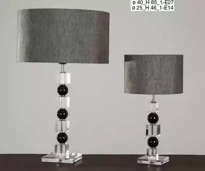 Immagine prodotto di Lampada da tavolo in stile art déco lampadari lampade da tavolo in cristallo