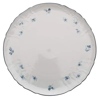 Obrázek produktu pro Thun 1794 Talíř na dort, český porcelán, Bernadotte, 32 cm, modré rozety, Thun