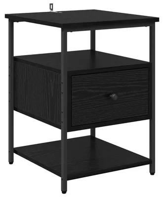 Imagen del producto de Armario de Noche Roble Negro 40 x 42 x 56 cm