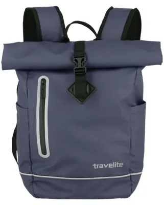 Image de travelite sac à dos de loisirs sac à dos Basics Roll-Up Backpack Plane 19L Marine bleu