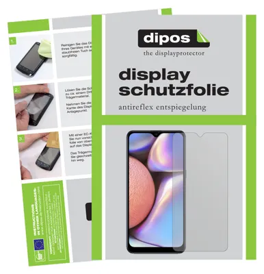 Produktbild von 2x Schutzfolie für Samsung Galaxy A10s matt Displayschutzfolie Folie Display Schutz dipos