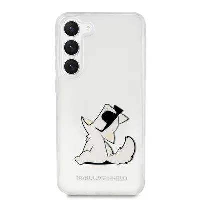 Imagen del producto de Funda Karl Lagerfeld Choupette Fun para Samsung Galaxy S23+ - Transparente