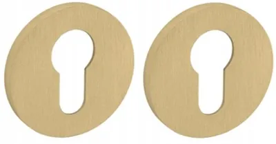 Image de Rosace Tupai 4046 5S-208 pour cylindre, Doré mat