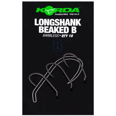 Obrázok produktu pre Korda Longshank Beaked Barbless - veľkosť: 8