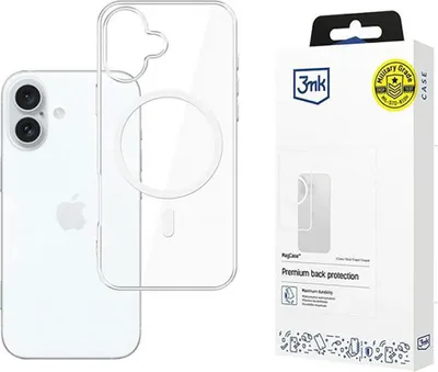 Zdjęcie produktu dla Wzmocnione etui plecki cover na tył do Apple iPhone 16 - 3mk MagCase
