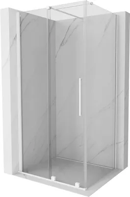 Zdjęcie produktu dla Mexen Velar kabina prysznicowa rozsuwana 150 x 100 cm, transparent, biała - 871-150-100-01-20