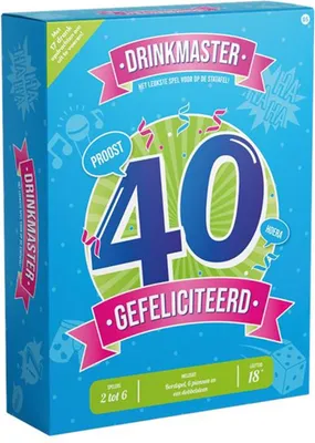Image de Paperdreams Drinkmaster – 40 ans
